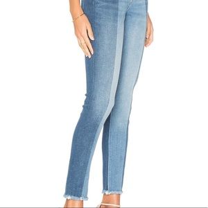 Two toned Levi’s high rise